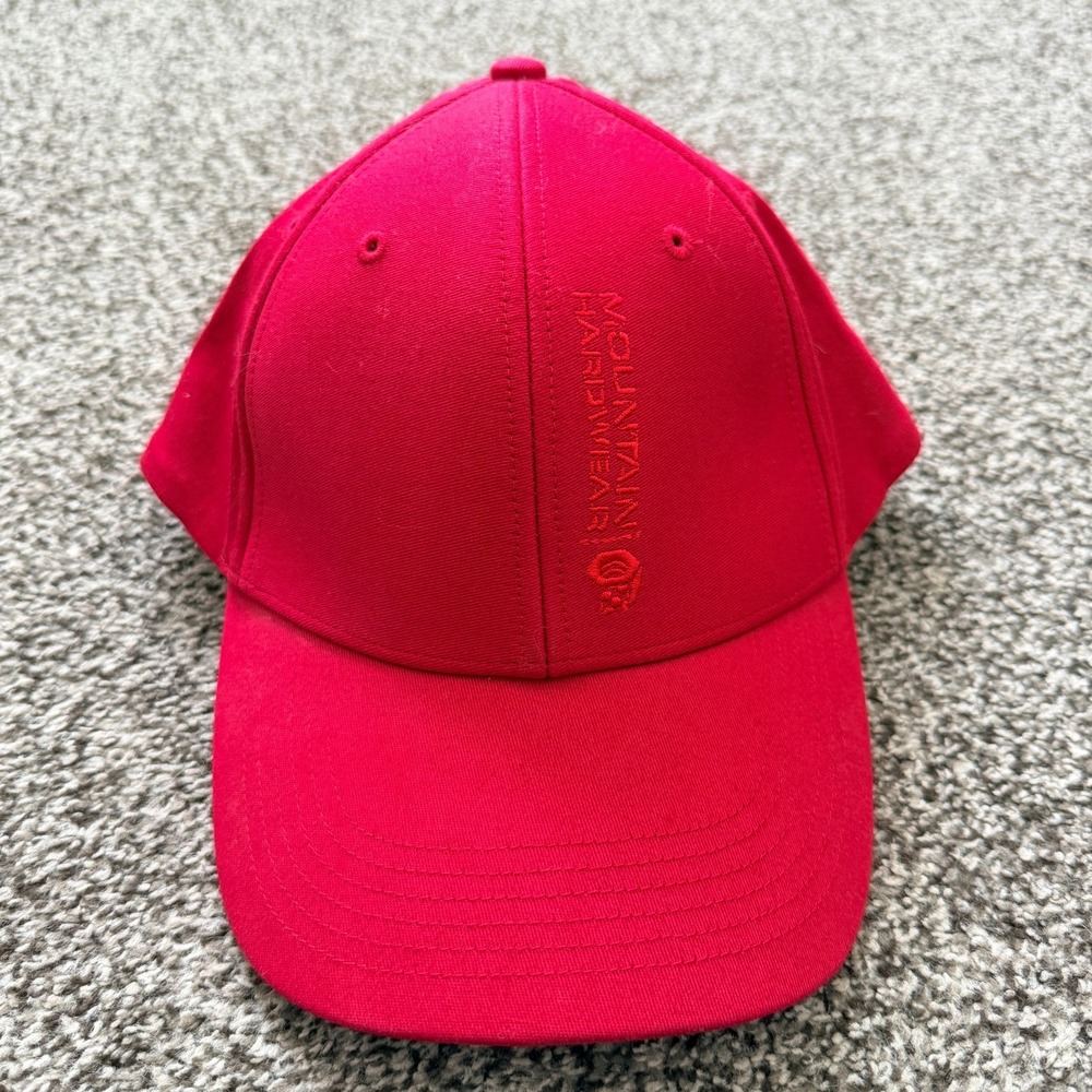 Mountain Hardwear Vertical Ball Cap Trucker Hat Red New Size Large (Regular)